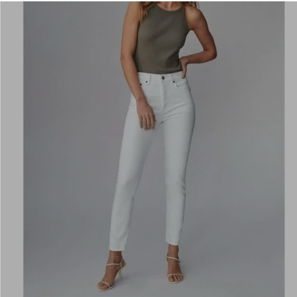 Denim Forum yoko slim white jeans